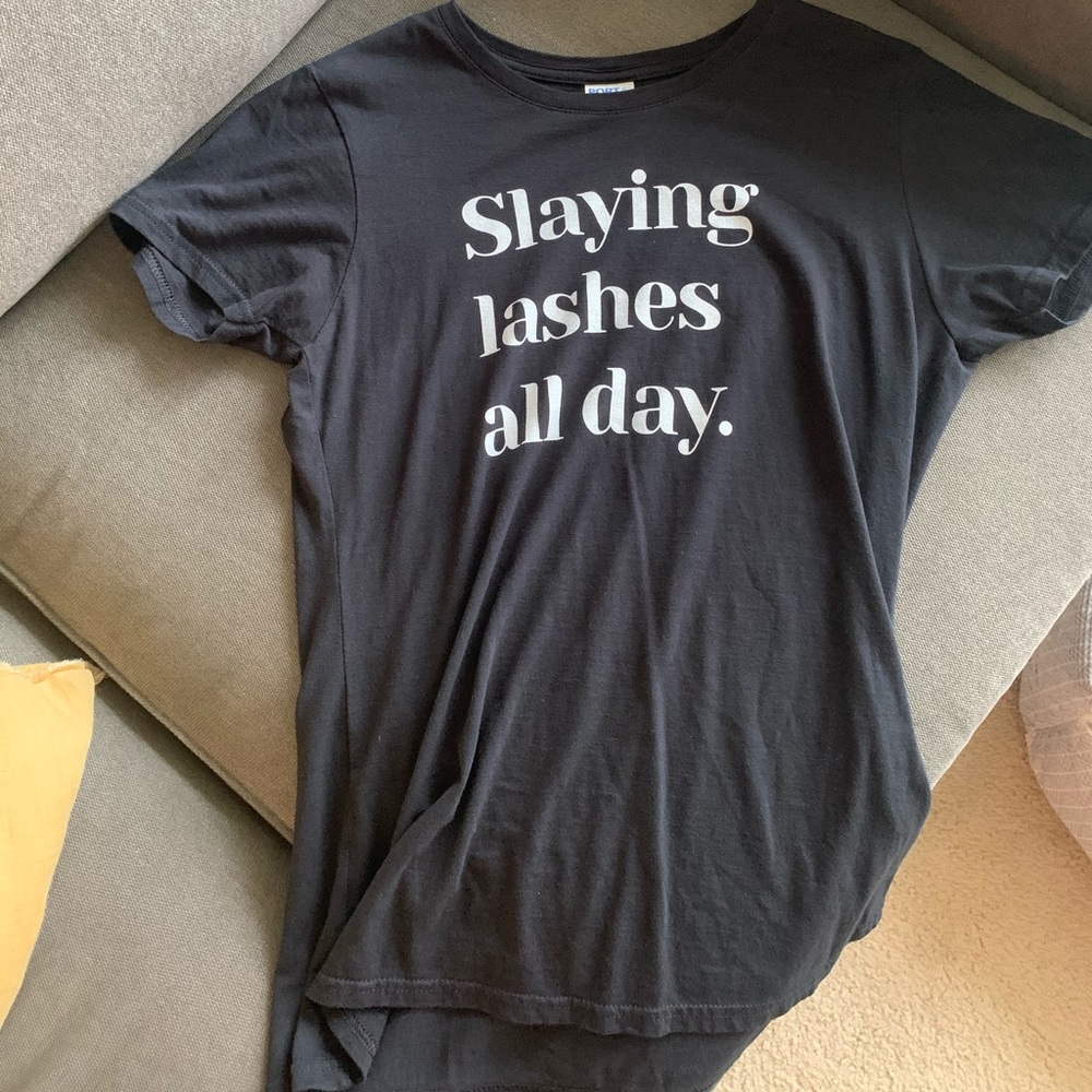 Black lash tshirt